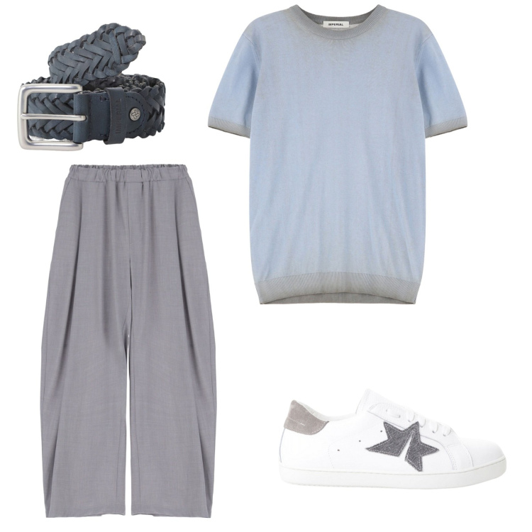 Outfit uomo - Imperial uomo. per Serata speciale. Abbinamento con sneakers, maglieria, cinture, pantaloni.
