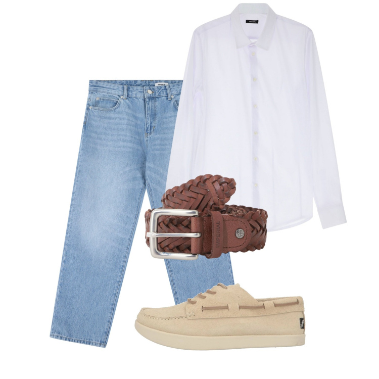 Outfit uomo - Casual. Stile Casual per Tutti i giorni. Abbinamento con scarpe stringate, jeans, cinture, camicie.