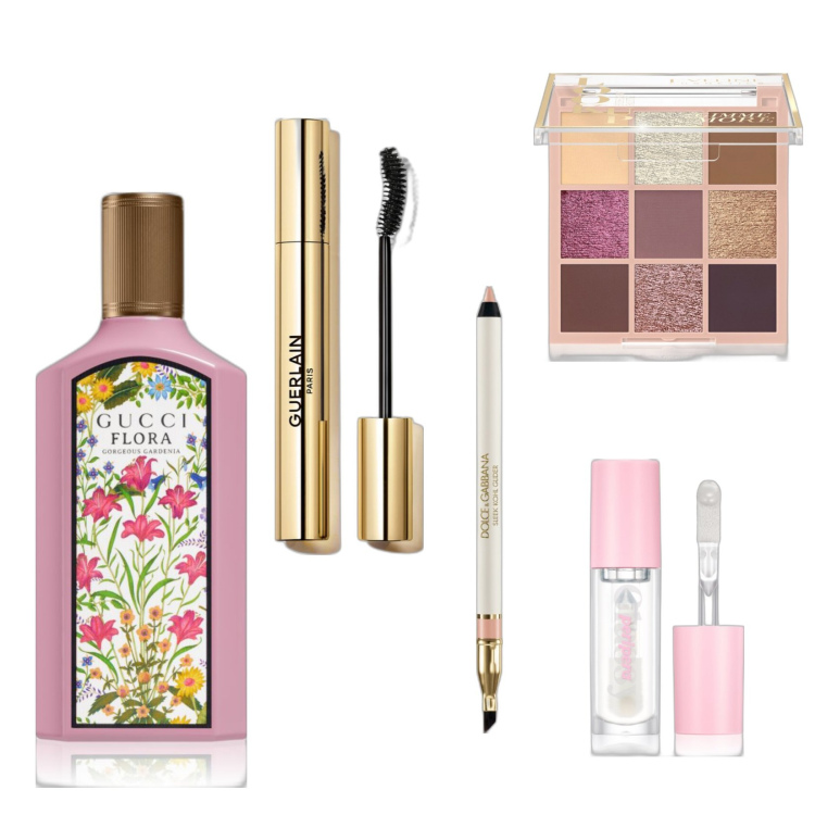 Outfit donna - Delicatezza estiva. Abbinamento con mascara, profumi, ombretti, gloss, eyeliner.