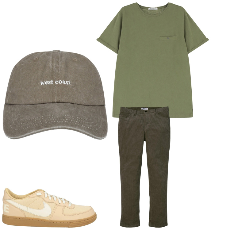 Outfit uomo - T shirt e sneakers. Stile Casual per Tutti i giorni. Abbinamento con pantaloni, sneakers, cappelli, t-shirt.