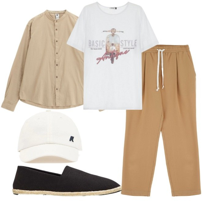 Outfit uomo - Espadrillas fanno estate. Stile Casual per Tutti i giorni. Abbinamento con espadrillas, pantaloni, camicie, t-shirt, cappelli.