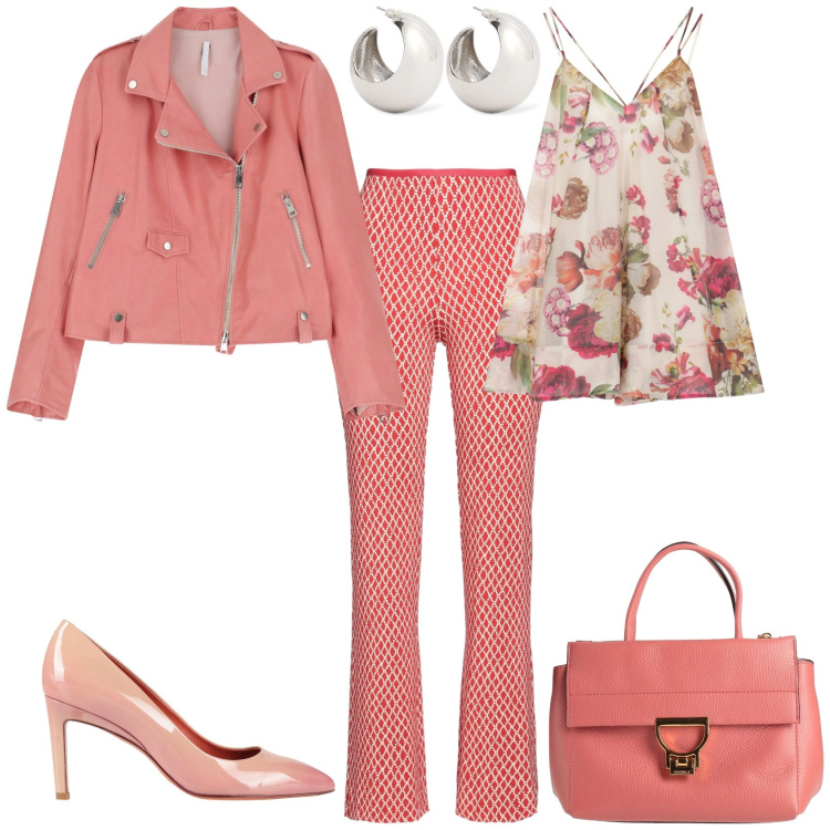 Outfit donna - Total look #2199397. Stile Vintage retrò per Serata fuori. Abbinamento con décolleté, leggings, borse a mano, giacche, vestiti corti, orecchini.