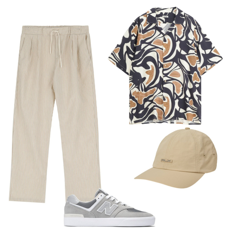 Outfit uomo - Imperial SS 25. Stile Trendy per Tutti i giorni. Abbinamento con sneakers, camicie a manica corta, pantaloni, cappelli.