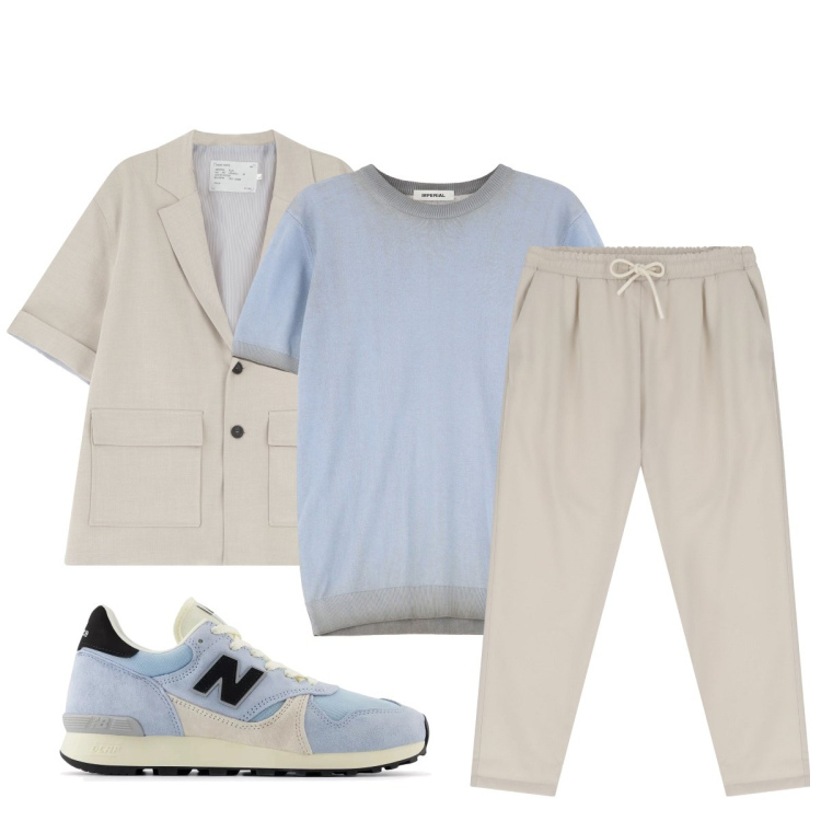 Outfit uomo - In città. Stile Trendy per Tutti i giorni. Abbinamento con sneakers, giacche, pantaloni, maglieria.