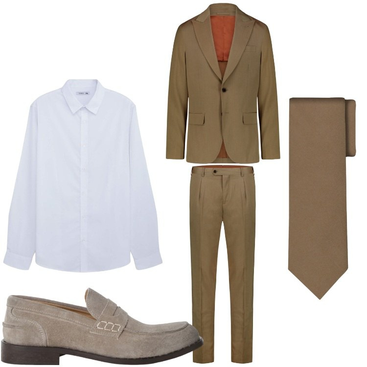 Outfit uomo - Elegante sempre. Stile Business/Elegante per Serata speciale. Abbinamento con camicie, scarpe stringate, cravatte, abiti.