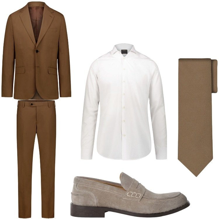 Outfit uomo - Cravatta. Stile Business/Elegante per Serata speciale. Abbinamento con scarpe stringate, camicie, abiti, cravatte.