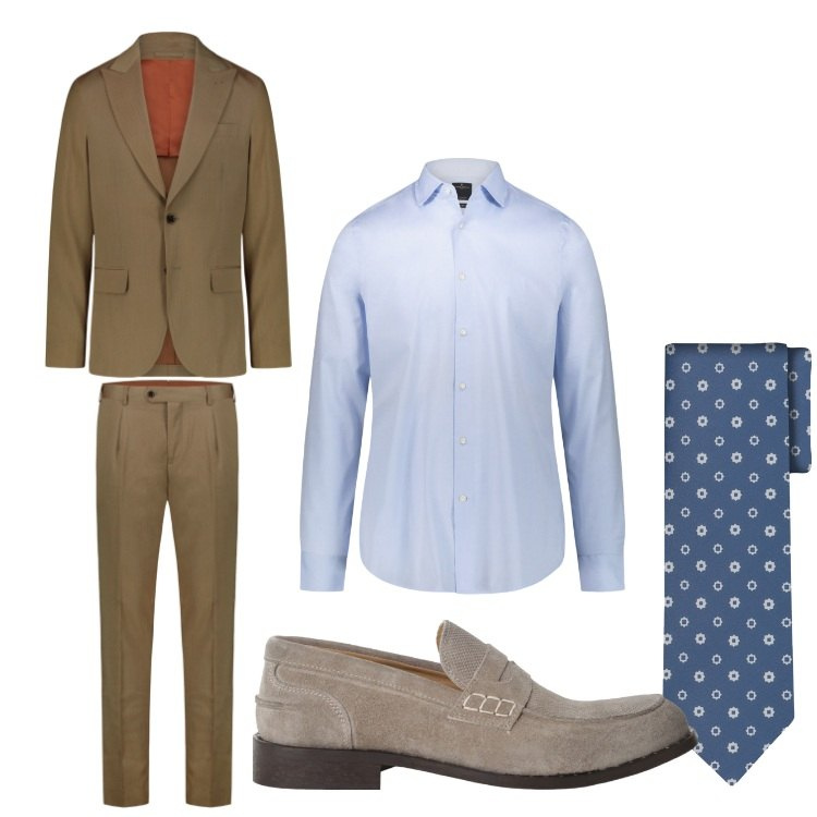 Outfit uomo - Il mio stile. Stile Business/Elegante per Serata speciale. Abbinamento con scarpe stringate, camicie, cravatte, abiti.
