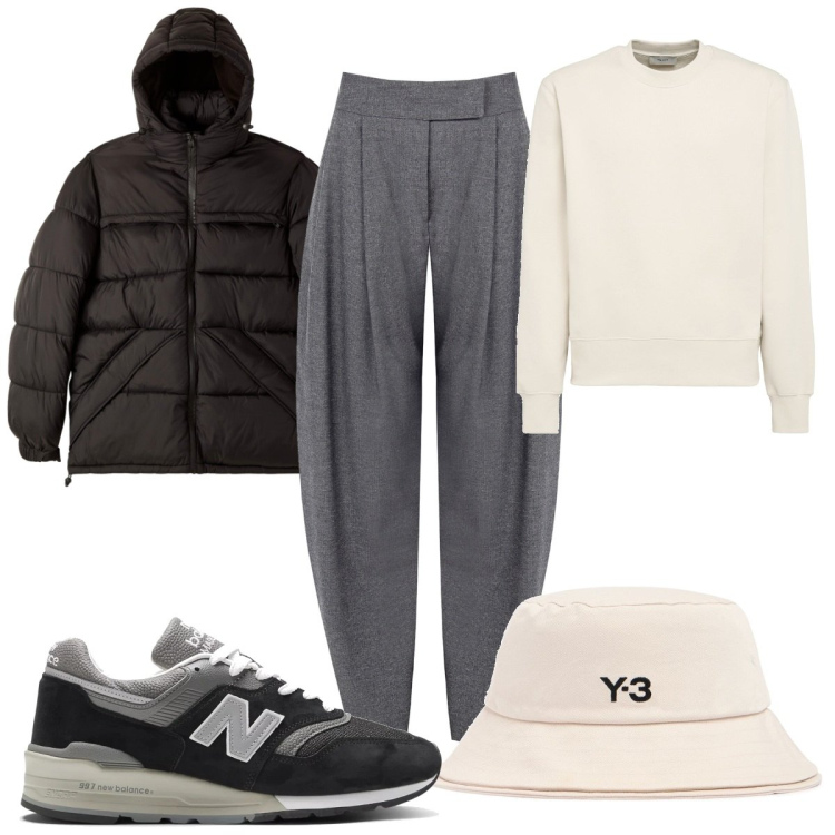 Outfit uomo - Total look #2212261. Stile Trendy per Tutti i giorni. Abbinamento con giacche, sneakers, pantaloni, cappelli, felpe.