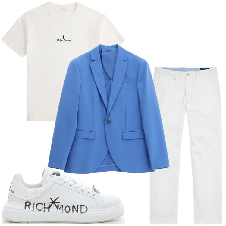 Outfit uomo - Completi spezzati estivi. Stile Urban per Serata speciale. Abbinamento con giacche, t-shirt, pantaloni, sneakers.