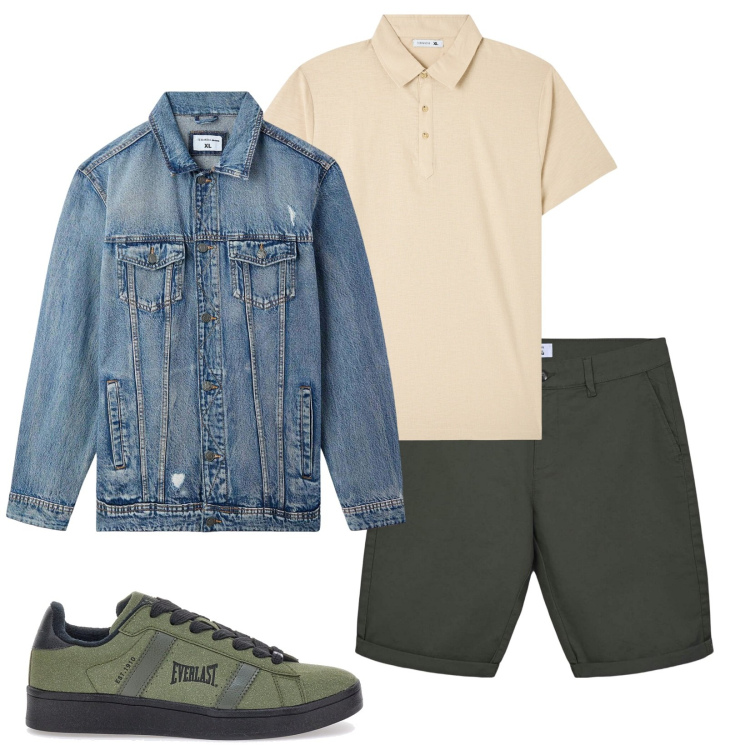 Outfit uomo - Ready to go. Stile Casual per Tutti i giorni. Abbinamento con polo, giacche, bermuda, sneakers.