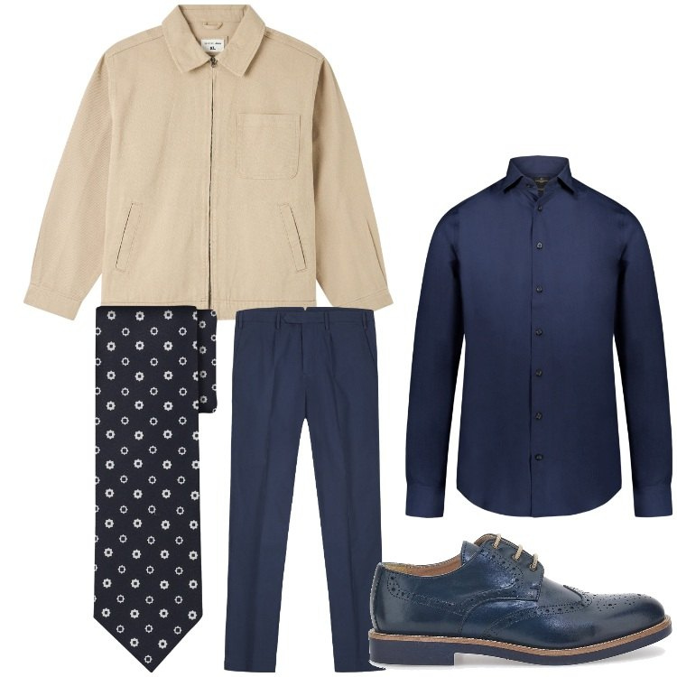 Outfit uomo - Serata evento. Stile Business/Elegante per Serata speciale. Abbinamento con giacche, camicie, scarpe stringate, pantaloni, cravatte.