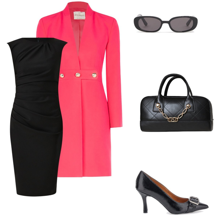 Outfit donna - Autunno ….. Stile Bon Ton per Ufficio. Abbinamento con vestiti a tubino, borse a mano, trench, décolleté, occhiali da sole.