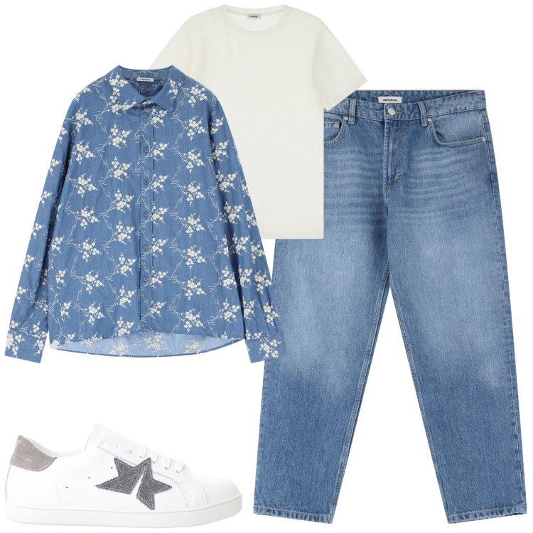 Outfit uomo - Agosto. Stile Casual per Tutti i giorni. Abbinamento con camicie, jeans, sneakers, t-shirt.