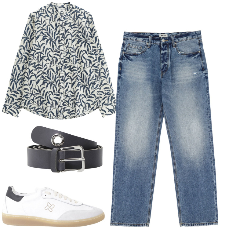 Outfit uomo - Agosto. Stile Casual per Tutti i giorni. Abbinamento con jeans, cinture, sneakers, camicie.