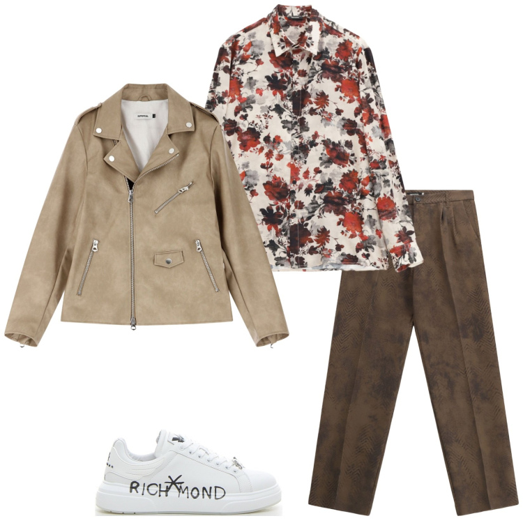 Outfit uomo - Total look #2229648. Stile Casual per Tutti i giorni. Abbinamento con giacche, pantaloni, camicie, sneakers.