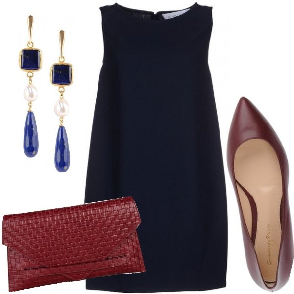 Outfit L'eleganza del blu