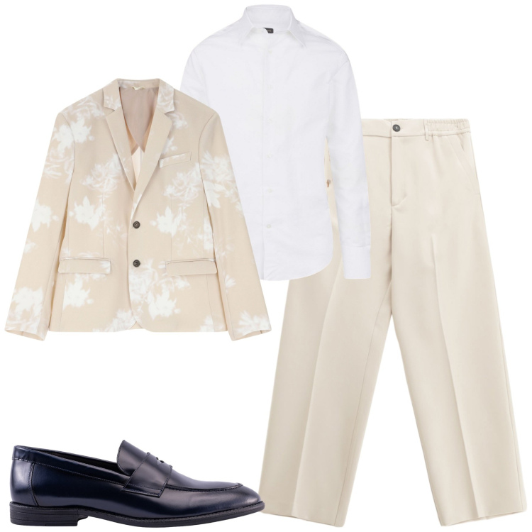 Outfit uomo - City. Stile Trendy per Serata speciale. Abbinamento con giacche, pantaloni, camicie, scarpe stringate.