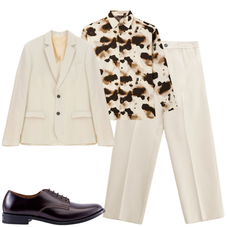 Outfit uomo - City. Stile Trendy per Tutti i giorni. Abbinamento con camicie, giacche, pantaloni, scarpe stringate.