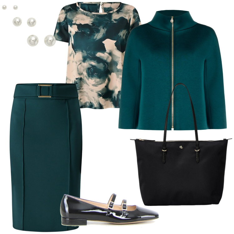 Outfit donna - Rinascimento. per Tutti i giorni. Abbinamento con cappe, gonne, bluse, borse tote, orecchini, ballerine.