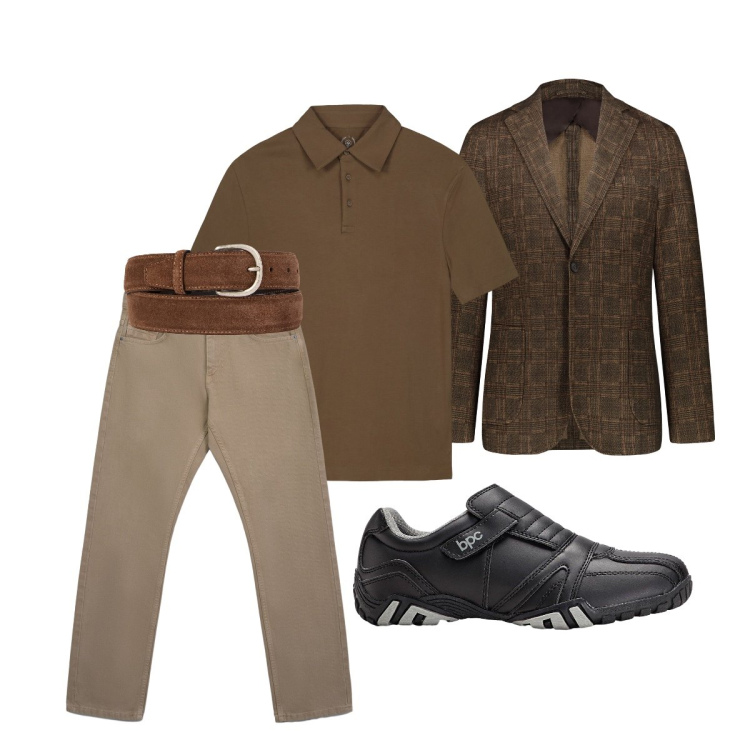 Outfit uomo - Ritorno in ufficio. Stile Trendy per Ufficio. Abbinamento con scarpe stringate, jeans, giacche, cinture, polo.