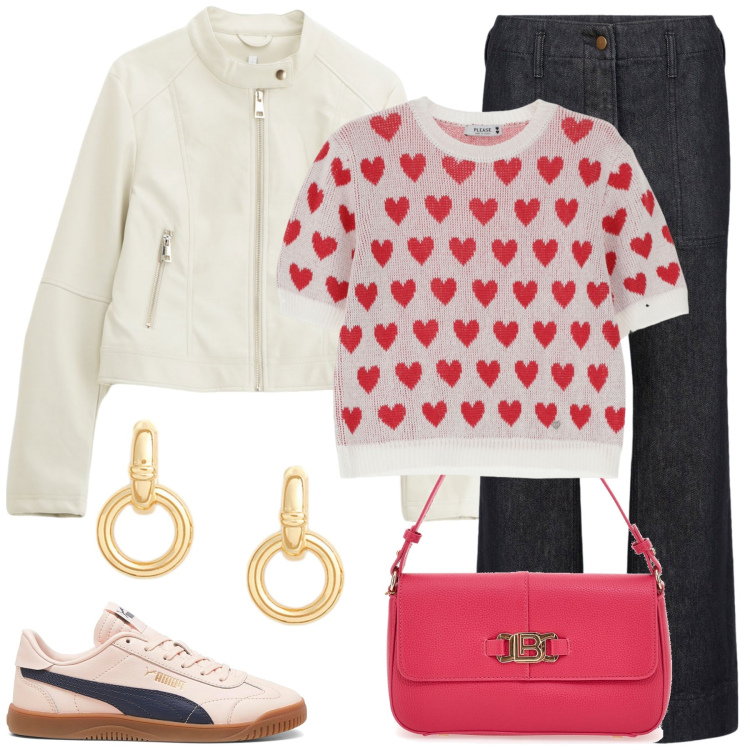 Outfit donna - Il giubbino leggero. Stile Sporty chic per Tutti i giorni. Abbinamento con maglieria, giacche, orecchini, sneakers, pantaloni, borse a spalla.