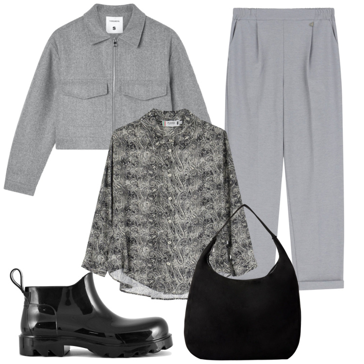 Outfit donna - Fall Collections - FW26. Stile Urban per Tutti i giorni. Abbinamento con blazer, borse a mano, camicie, pantaloni, stivali.