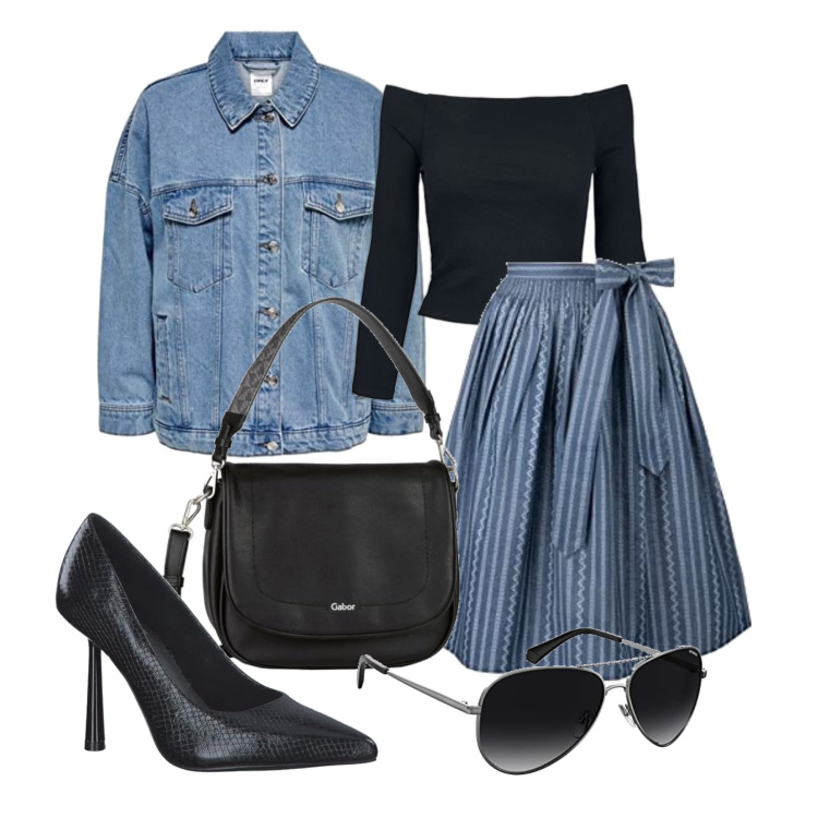 Outfit femme - Septembre. Style Bon Ton pour Tous les jours. Assortir avec robes, t-shirts, chaussures de sport, blazers, lunettes de soleil, sacs à main.