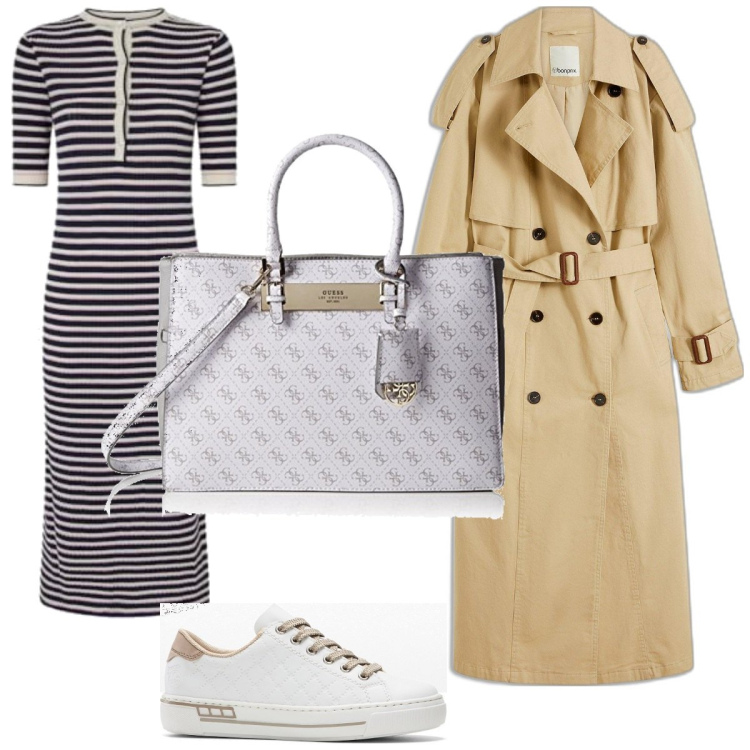 Outfit femme - Urban #5179. Style Urban pour Tous les jours. Assortir avec imperméable, sneakers, robes, sacs à main.