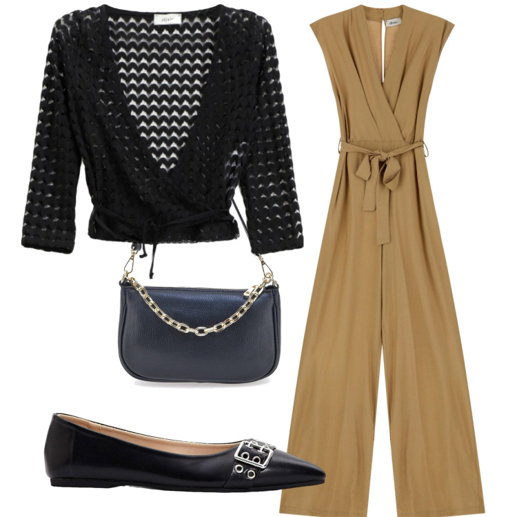 Outfit donna - Total look #2240196. Stile Etnico per Tutti i giorni. Abbinamento con ballerine, top, tute, borse a tracolla.