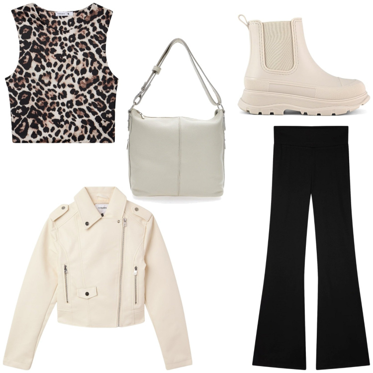 Outfit donna - Autumn outfit inspo. Stile Casual per Tutti i giorni. Abbinamento con giacche, top, leggings, stivali, borse a spalla.