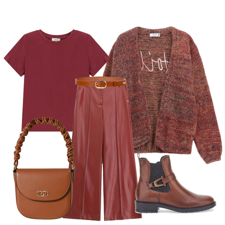 Outfit donna - Il blazer multicolore variegato. Stile Chic per Tutti i giorni. Abbinamento con cinture, borse a mano, cardigans, pantaloni, t-shirt, stivaletti.