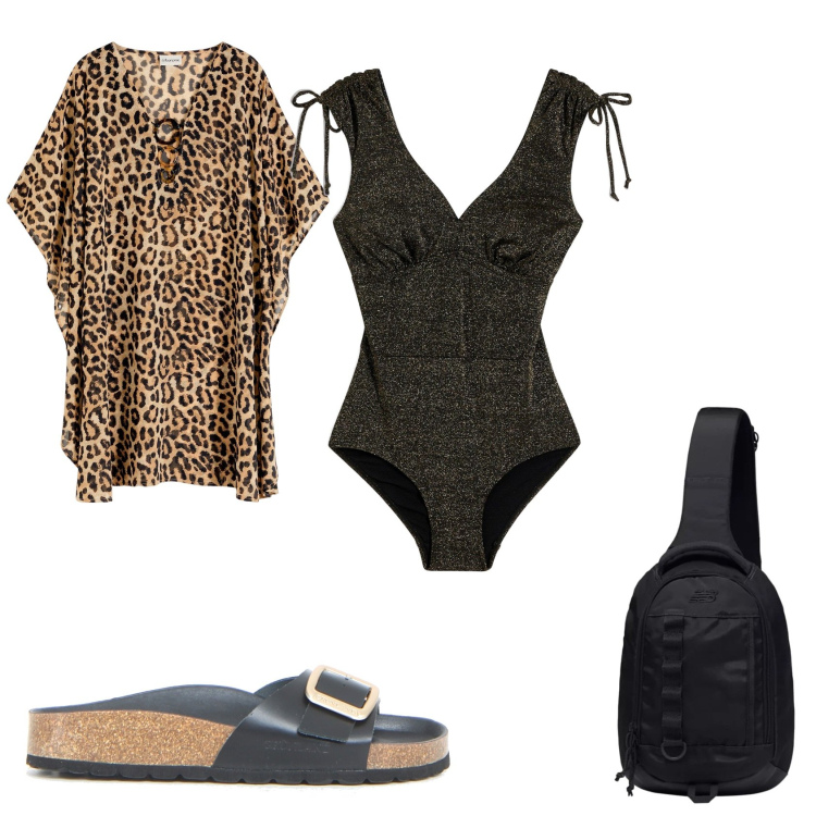 Outfit donna - Gita in barca a Settembre. Stile Casual per Mare. Abbinamento con vestiti da spiaggia, costumi interi, borse sportive, ciabatte.