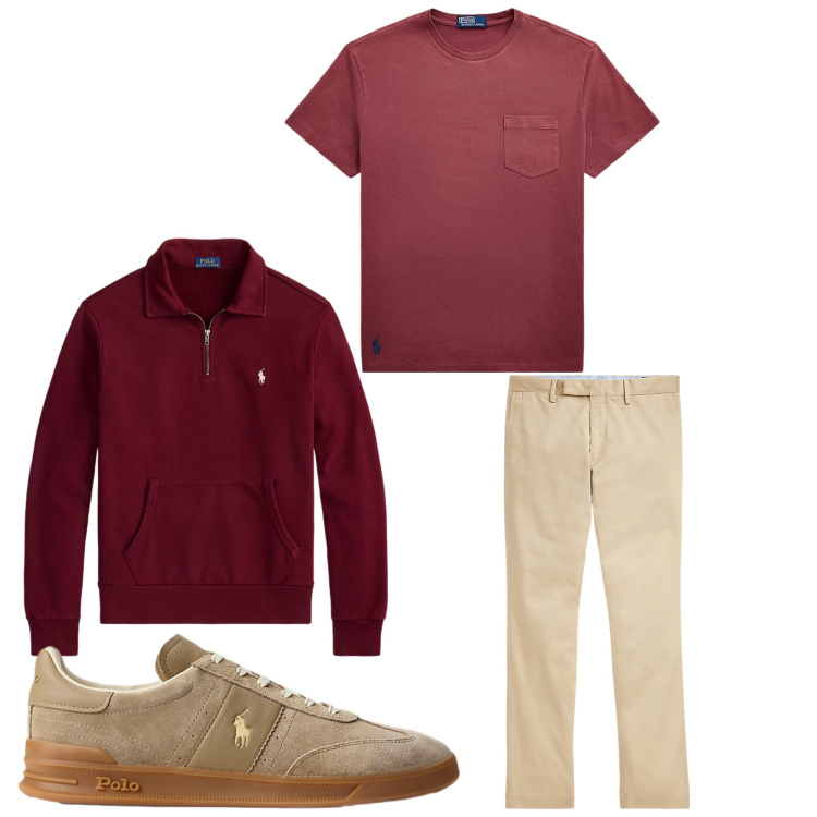 Outfit uomo - Chiaro e scuro. Stile Business/Elegante per Ufficio. Abbinamento con pantaloni chino, t-shirt, sneakers, felpe.