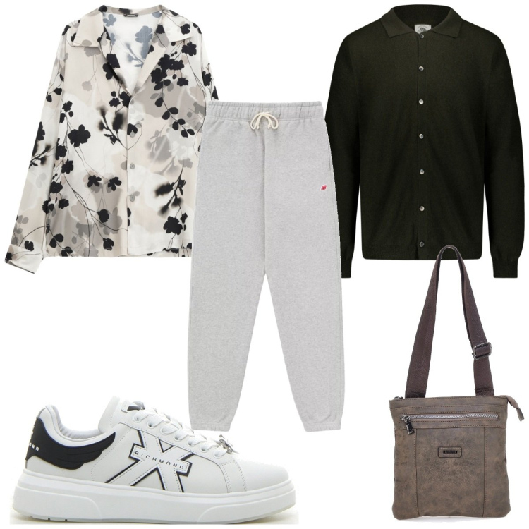 Outfit uomo - Total look #2242388. Stile Trendy per Tutti i giorni. Abbinamento con pantaloni, camicie, polo, portafogli, sneakers.