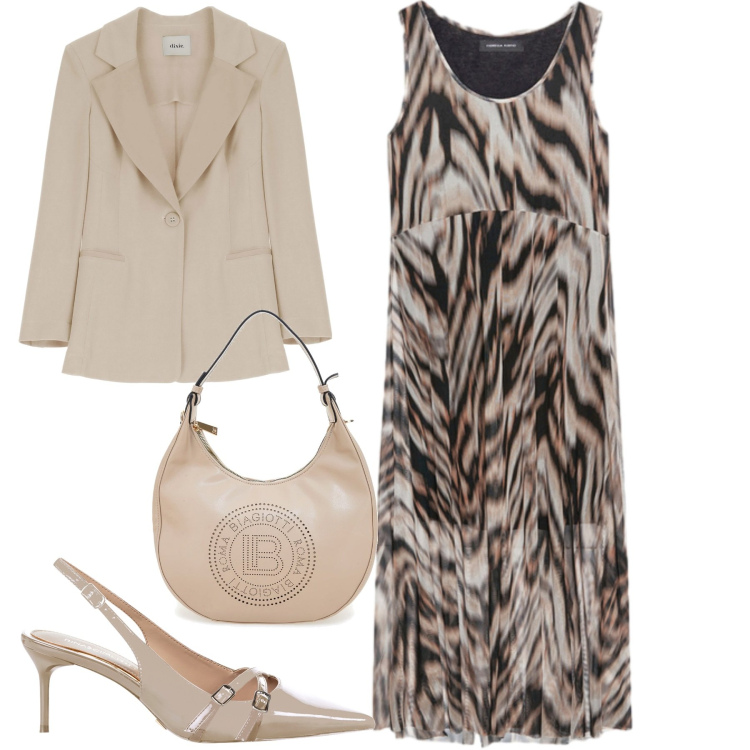 Outfit donna - Abito Fiorella Rubino. Stile Chic per Tutti i giorni. Abbinamento con décolleté, blazer, vestiti lunghi, borse a spalla.
