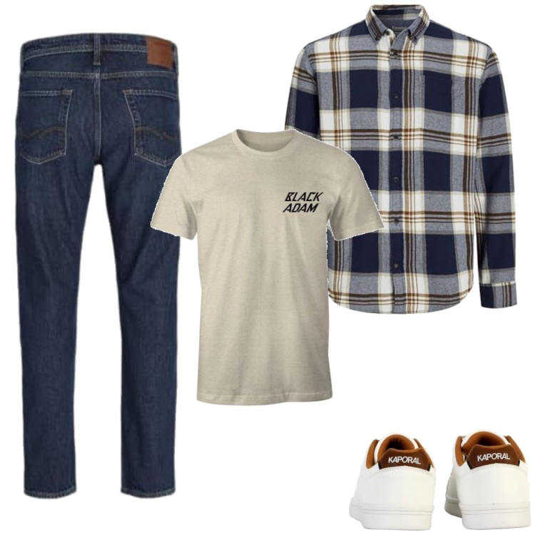 Outfit homme - Dan. Style Tendance pour Soirée spéciale. Assortir avec sneakers, jeans, t-shirts, chemisiers.