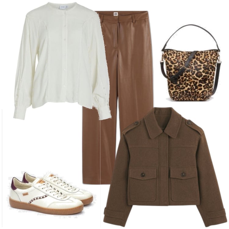 Outfit mujer - Urban #5343. Estilo Urban para Todos los días. Combinación con sneakers, blusas, pantalones, bolsos saco, blazers.