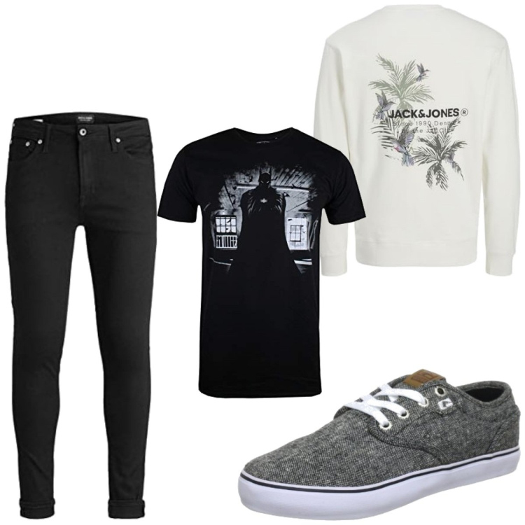 Outfit homme - Urban #4299. Style Urban pour Tous les jours. Assortir avec sneakers, t-shirts, pantalon , sweat-shirts.