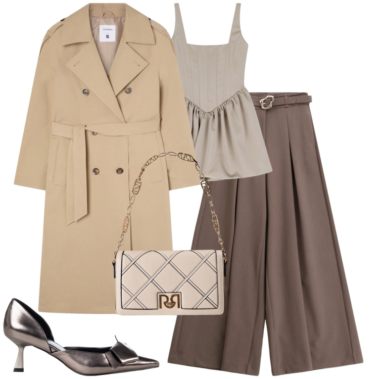 Outfit donna - Pinterest inspiration x Bantoa. Stile Glamour per Tutti i giorni. Abbinamento con trench, décolleté, borse a tracolla, vestiti corti, pantaloni.