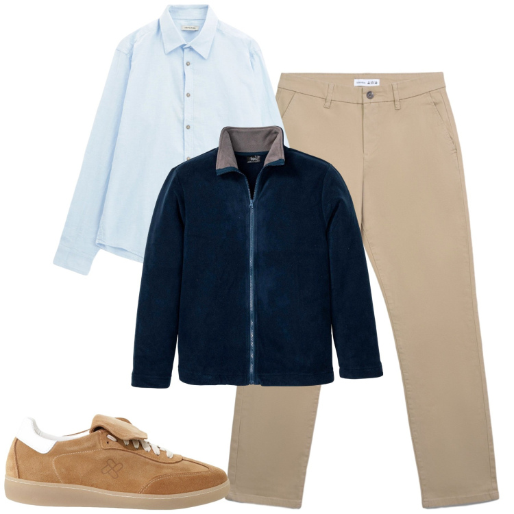 Outfit uomo - Versatili chino. Stile Urban per Tutti i giorni. Abbinamento con giacche, pantaloni chino, sneakers, camicie.