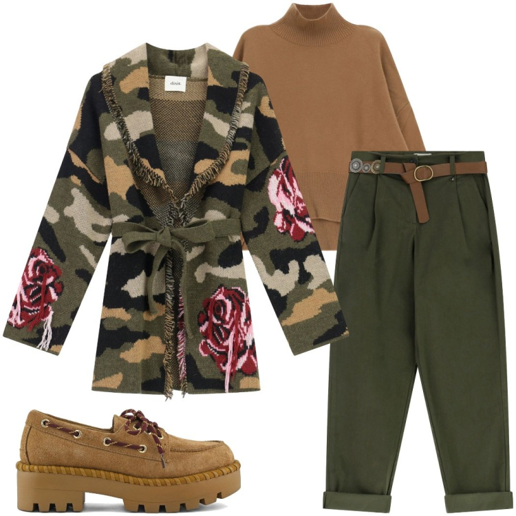 Outfit donna - Pinterest per bantoa. Stile Casual chic per Tutti i giorni. Abbinamento con cardigans, maglieria, pantaloni, mocassini.