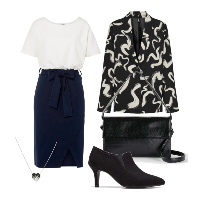 Outfit femme - Septembre. Style Chic pour Tous les jours. Assortir avec robes longues, sacs à main, chaussures à talon, colliers, blazers.