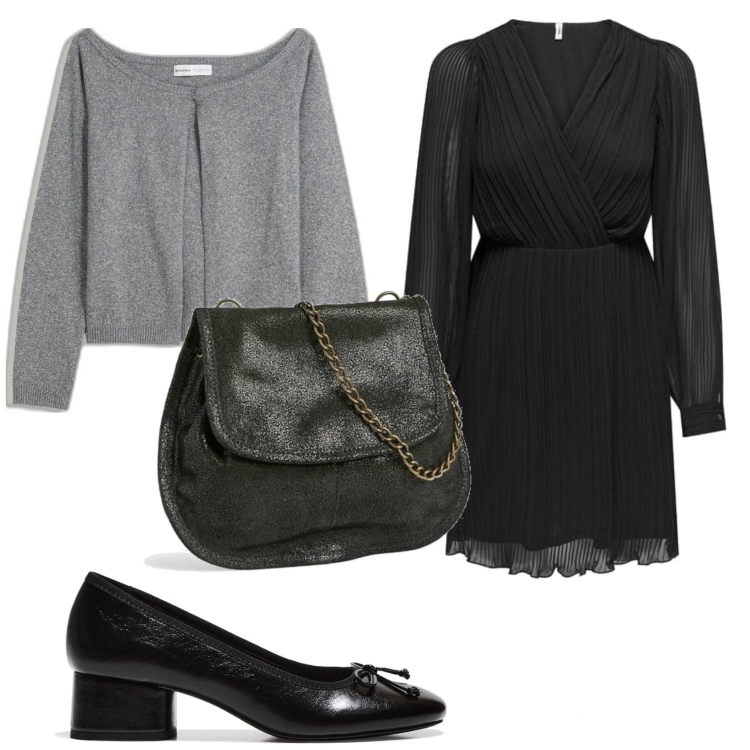 Outfit mujer - Bon ton look. Estilo Bon Ton para Todos los días. Combinación con vestidos cortos, blazers, bailarinas, bolsos de mano.