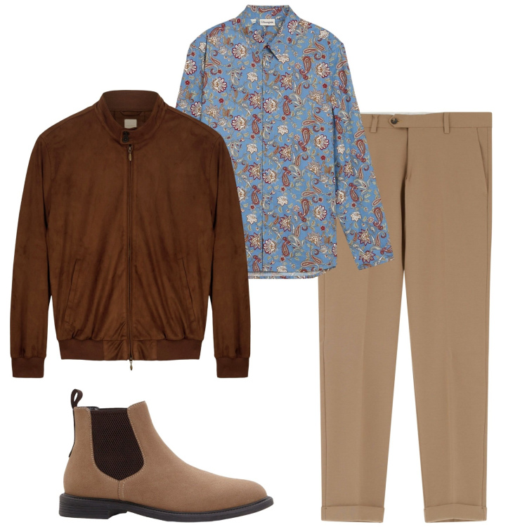 Outfit uomo - City. Stile Urban per Tutti i giorni. Abbinamento con camicie, stivali e stivaletti, pantaloni, giacche.