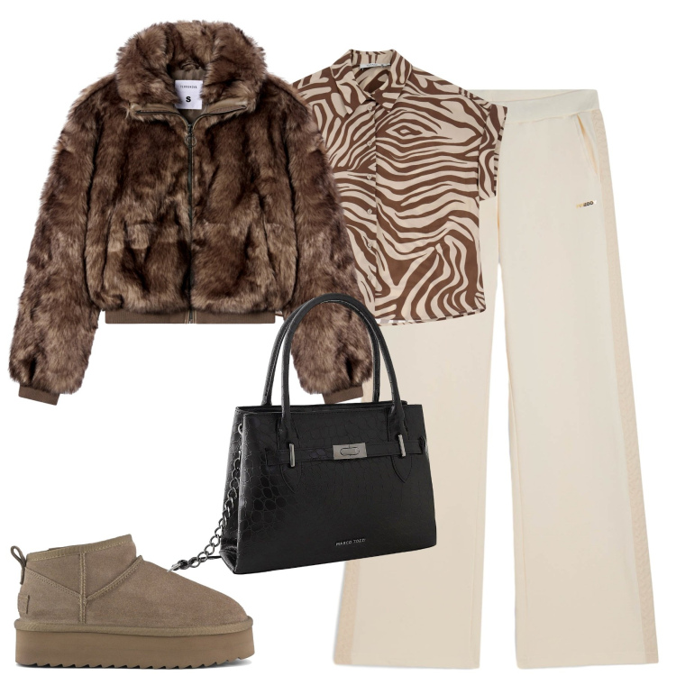 Outfit donna - Il bomber versatile. Stile Urban per Tutti i giorni. Abbinamento con borse a mano, ecopellicce, camicie a manica corta, pantaloni, stivaletti.