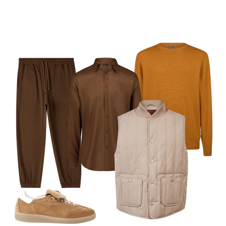 Outfit uomo - Pratico…. Stile Casual per Tutti i giorni. Abbinamento con pantaloni, sneakers, maglieria, piumini, camicie.