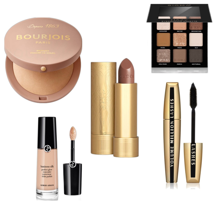 Outfit donna - Super scintillante e romantica. Abbinamento con terre, ombretti, mascara, correttori, rossetti.