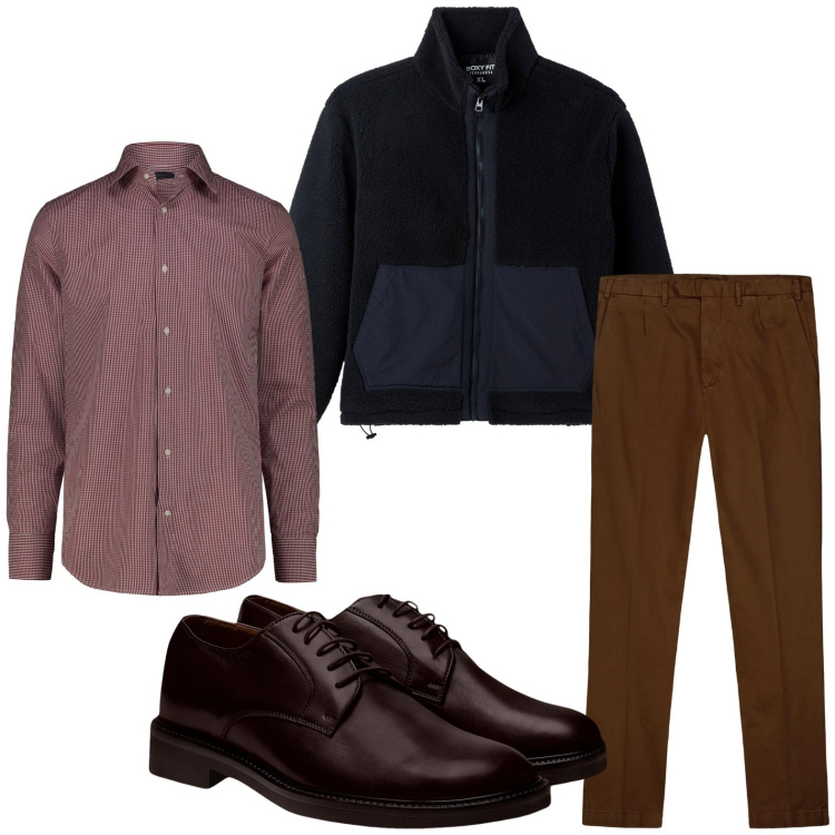 Outfit uomo - Stringate per il giorno. Stile Trendy per Tutti i giorni. Abbinamento con giacche, scarpe stringate, pantaloni, camicie.