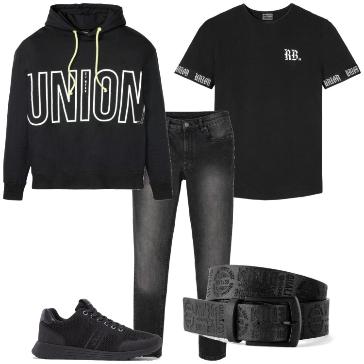 Outfit homme - Business/Elégant #2656. Style Business/Elégant pour Tous les jours. Assortir avec sweats à capuche, ceintures, jean slim, t-shirts, sneakers.