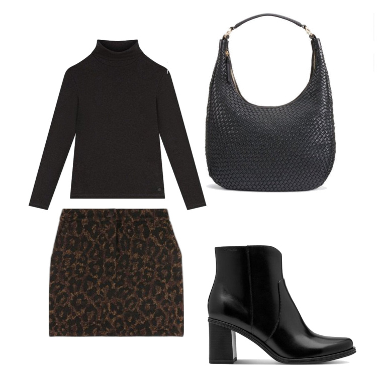 Outfit mujer - Urban style. Estilo Urban para Todos los días. Combinación con botines, minifaldas, camiseta, bolso tote.